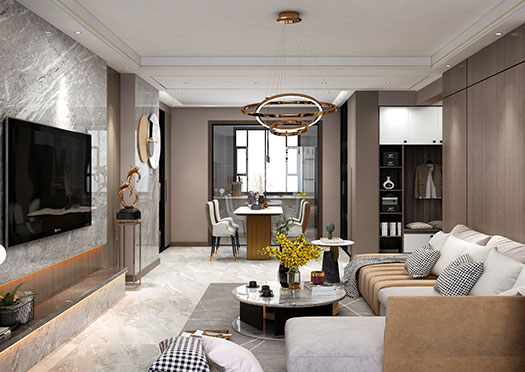 中海鉑悅公館142平米輕奢風格效果圖