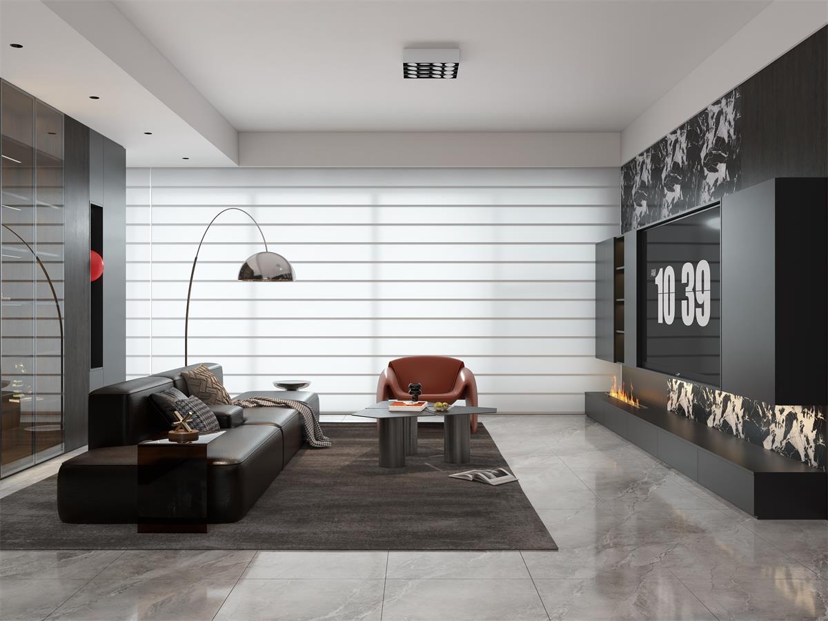 萬科錦曜 | 暗黑美學(xué)天花板！他家129㎡意式風(fēng)太驚艷了！