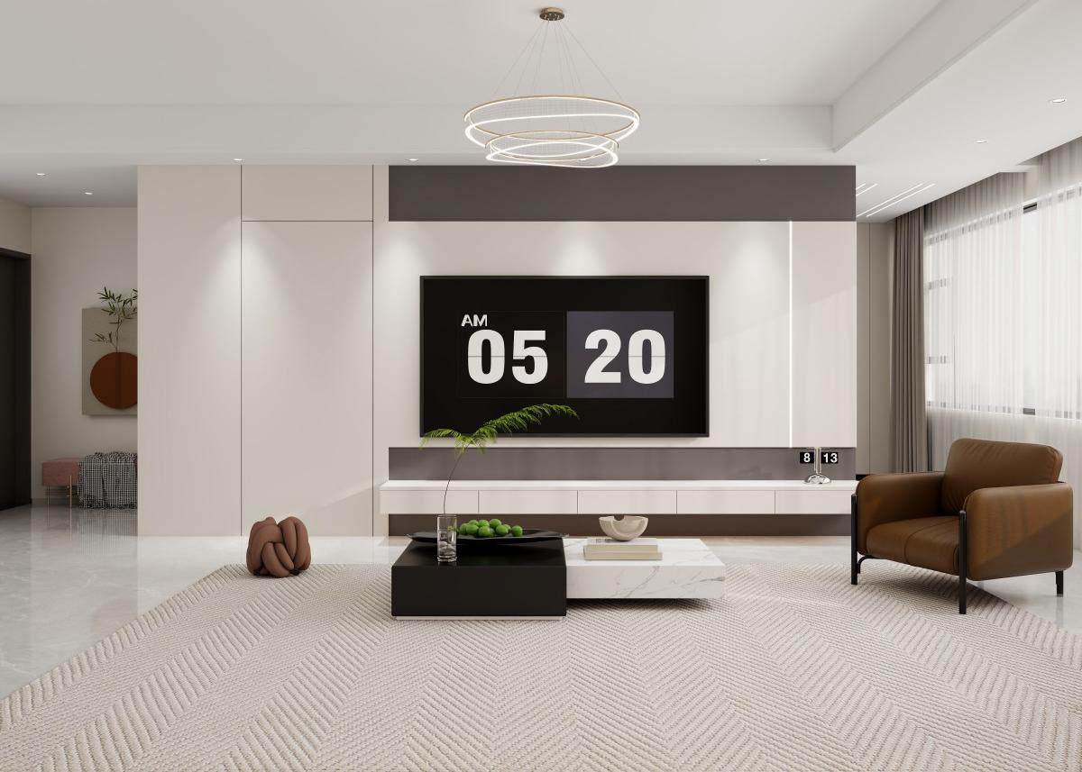 玉庭華府 | 135㎡現(xiàn)代簡約風，給生活做減法，舒適加倍！