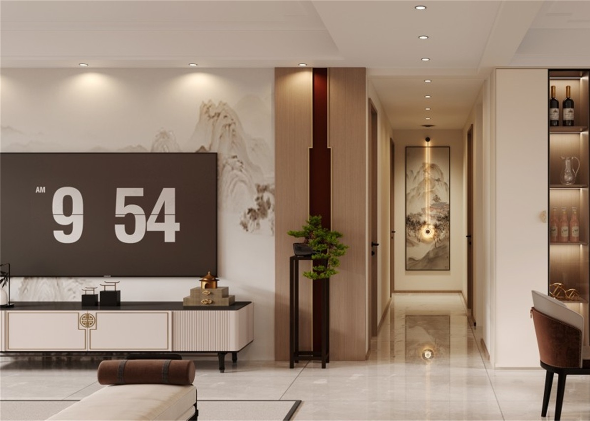 中海華樾185㎡ | 新中式到底有多絕？東方美學直接拿下一家老?。? title=