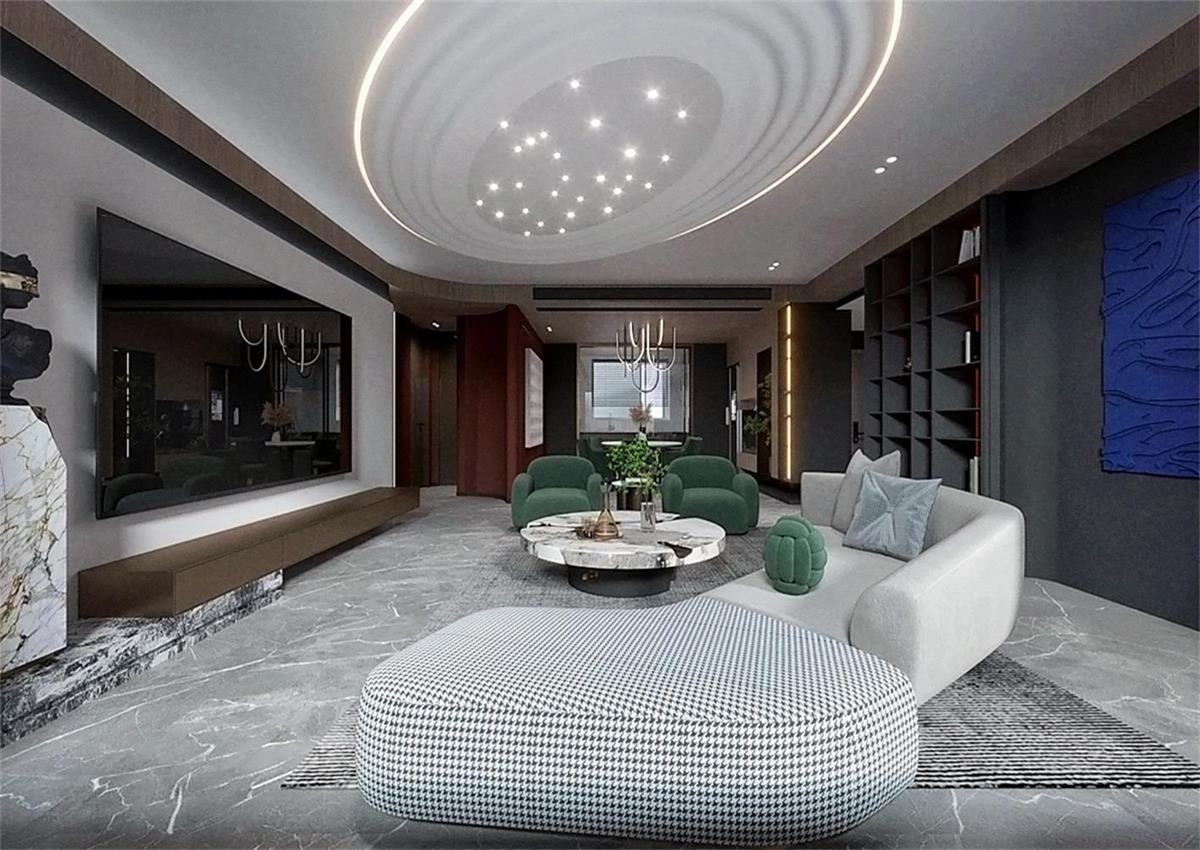 中海九樾143㎡ | 你不敢嘗試的暗黑系混搭風，到底有多炫酷？！