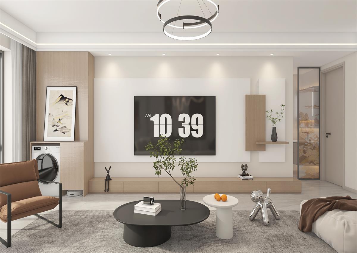 紫辰府128㎡ | 『奶油風(fēng)』不是刷個(gè)大白墻！溫馨、顯大、好打理才是核心！