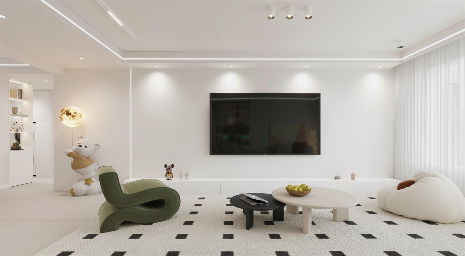 閱海萬(wàn)家G2區(qū) | 144m2軟軟糯糯奶油風(fēng)，一眼就淪陷的治愈感！