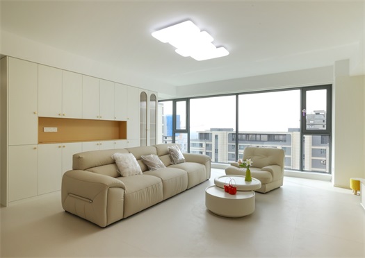 實景 | 萬錦公館143㎡奶油風(fēng)，藏進角落里的寫意自然，讓焦慮瞬間清零！