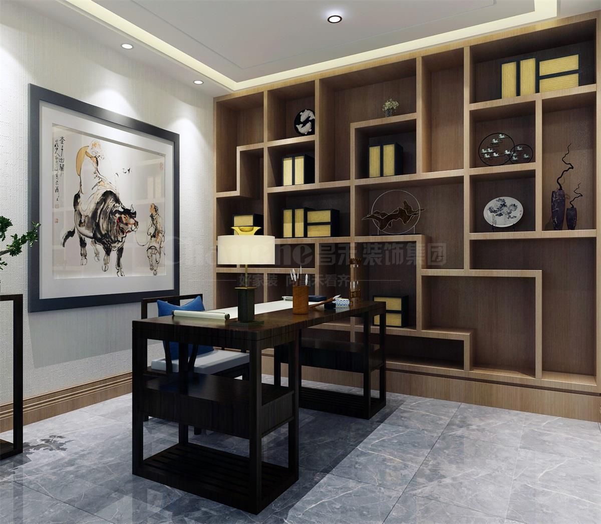 書房和接待茶室散發(fā)著淡淡的茶香，只需心境空靈，少幾分濃墨重彩，多幾分雅致清寧，并在此感悟生命的智慧。